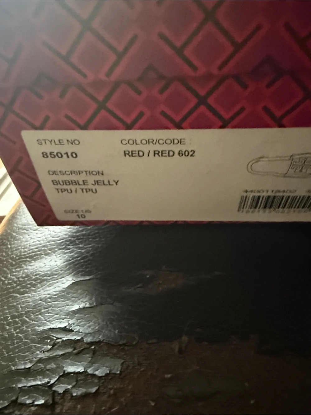Tory Burch Women's Maroon Logo Slide Sandals